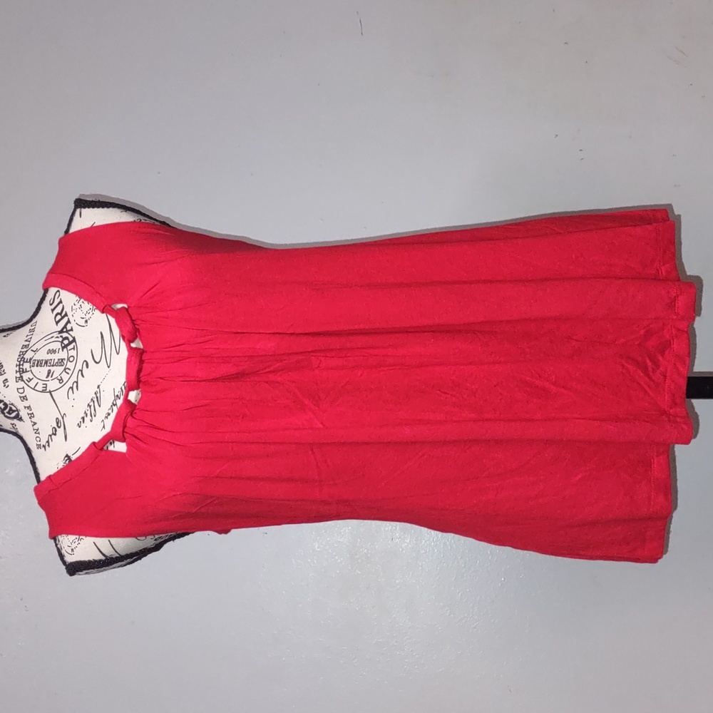 Spring Mercer Sleeveless Top Women Size Small braided front red stretch